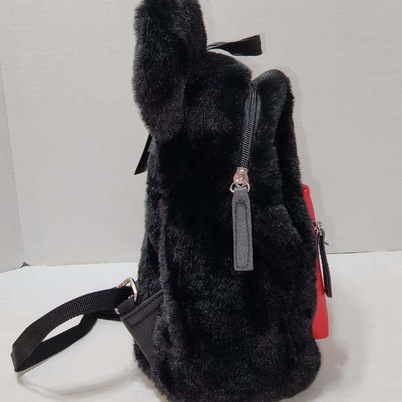 New Mickey Mouse Faux Fur Backpack with Ears from Bioworld main image 7